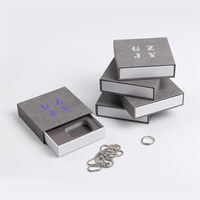 Nouvelle conception, vente chaude : Boîte à bijoux magnétique dorée Misteriosas, emballage pour montres de table, boîte en papier pour lunettes, emballage de bijoux