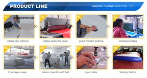 New <span class=keywords><strong>6</strong></span> người nhôm Inflatable thuyền buồm nhà máy 430cm Inflatable <span class=keywords><strong>Catamaran</strong></span> Racing tốc độ cao thuyền - Product Image 3