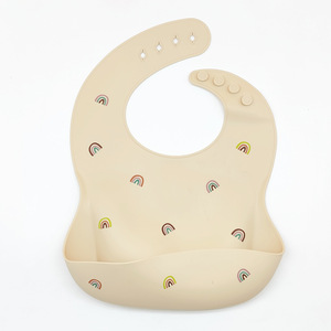 Bavoir bébé 3D en silicone alimentaire imperméable, sans BPA, motif imprimé, super doux, protection repas pour tout-petits et enfants - Product Image 6