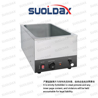 Suoldax Hersteller Gewerbliche Küchen ausstattung Restaurant Bain Marie Steam Warmer Elektrisches Buffet Food Warmer HEB-205