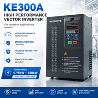 Variateurs de fréquence (VFD) monophasés et triphasés 0,75 kW, 7,5 kW, 11 kW, 15 kW, 220 V, 380 V, convertisseurs AC pour contrôle de vitesse de moteur