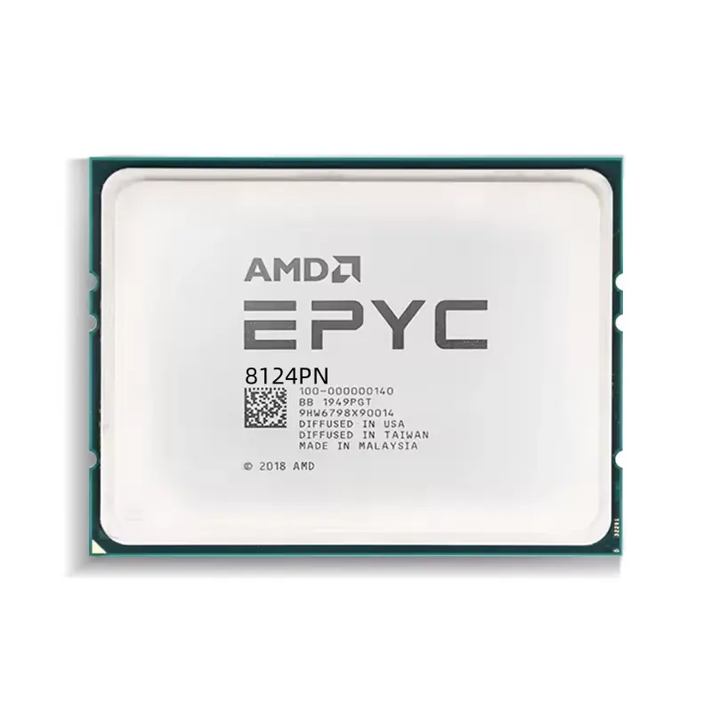 Hot Selling AMD 16 Core 32 Threads 2.0GHz Socket Sp6 64m Cache 100W Server Processor EPYC 8124PN CPU for Server