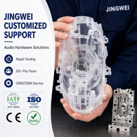 Service de moulage par injection de coques en plastique transparent PMMA sur mesure, coques en plastique haute brillance moulées par injection