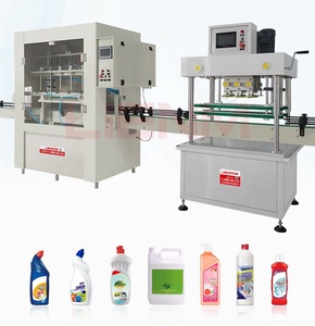 Linea di prodotti per la pulizia della macchina di rifornimento del deodorante della toilette per l'imbottigliamento dell'acqua del fluido di cloro liquido acido forte anticorrosivo automatico - Product Image 2