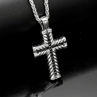 Offre Spéciale femmes or Madonna croix pendentif collier créatif personnalisé vacances bijoux étincelant plein diamants Zircon cadeaux