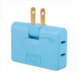 Draaibare Socket Converter Een In Drie 180 Graden Extension Plug Multi Plug Mini Slim Wireless Outlet Adapter Licht Handig