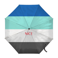 Parapluie pliant personnalisé avec drapeau arc-en-ciel gay, idéal pour les foires d'art en plein air et les courts séjours en camping