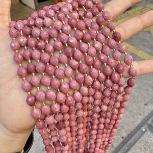 Natural Rhodonite Seed <strong>Pearl</strong> Facets Wholesale Stone &amp; Crystal Jewelry Making Loose <strong>Beads</strong> - Product Image 3