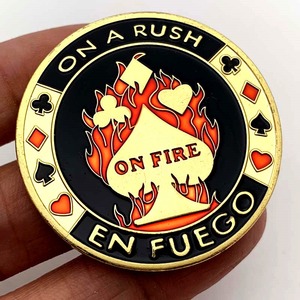 Las <span class=keywords><strong>Vegas</strong></span> đào pháo hoa vàng-mạ hình trái tim kim loại tiền xu thu Chip & hợp kim huy chương cho tình yêu thủ công kim loại - Product Image 5