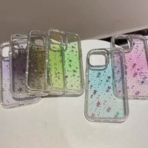 Nouveau Double face diamant Anti Drop Glitter rose <span class=keywords><strong>Internet</strong></span> célèbre coque de téléphone pour femmes pour iphone 11 12 13 14 15 16pro Max - Product Image 1