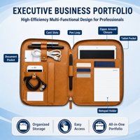 Bolsa de Almacenamiento Multifuncional con Cierre de Repuesto, Diseño Creativo, para Cables, Tarjetas Telefónicas, Archivos de Cuero
