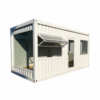 SKYLINE Maisons conteneurs mobiles modulaires préfabriquées de 20 pieds, très demandées, à assemblage rapide, pour boutique ou bar extérieur moderne