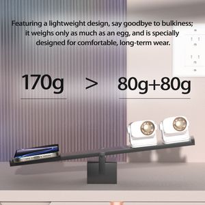 USB 충전 핸즈프리 미니 개인용 팬, 충전식 휴대용 속도 조절 가능 클립형 팬, 야외 스포츠 여행용 - Product Image 4