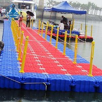 Plateforme flottante en HDPE, cubes flottants pour la construction de ponts ou de quais