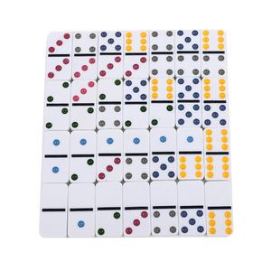 Nuevo Juego de Dominó de 28 Piezas de Doble Seis Colores, Dominó Clásico con Números para Juego de Mesa - Product Image 5
