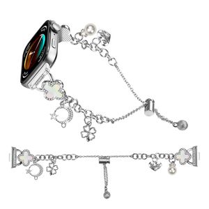 EnjoyPretty Bracelet de montre de style luxe de haute qualité à 4 feuilles de trèfle pour Huawei Fit 3 - Product Image 6