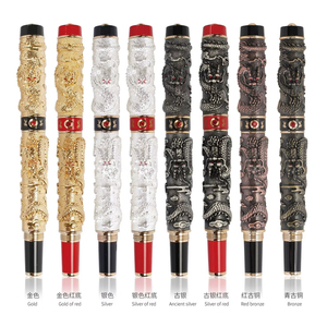 Jinhao Double Dragon 999 Pluma estilográfica de metal de gran calidad Roller Pen para negocios - Product Image 5