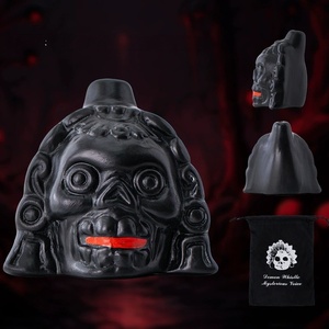 Traditional Aztec Death <b>Whistle</b> Black Ceramic Eerie Screaming Sound For Kids Playing - Product Image 5