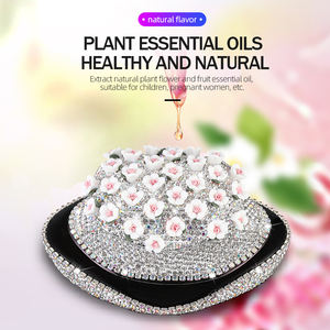 <span class=keywords><strong>Ambientador</strong></span> de coche Diamond Luxury Scent Color personalizado Diseño de flores <span class=keywords><strong>Perfume</strong></span> de aceite Fragancia de aire automática para dama - Product Image 6