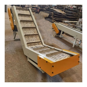 Gıda atölyesi için özelleştirilmiş 304 paslanmaz çelik zincir plaka konveyör | Eğimli kaldırma konveyör | Zincir plaka konveyör hattı - Product Image 4