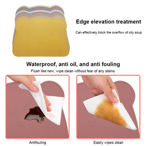 Hot Eco Friendly Toddler Plates Cubiertos de destete 10 piezas Bpa Free Newborn Suction Bowl Box Embalaje Silicona Baby Feeding Set - Product Image 5
