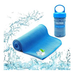 Serviette de sport en microfibre rafraîchissante pour la gym et la course à pied, impression sérigraphique personnalisée en option - Product Image 2