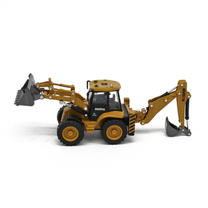 HUINA <span class=keywords><strong>2022</strong></span> 1704 — modèle de voiture 1:50, pelle avant et arrière, Simulation de véhicule technique moulé sous pression, jouets pour enfants, livraison gratuite - Product Image 3