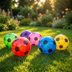 Pallone da Calcio Gonfiabile in PVC Multicolore per Interni/Esterni, Gioco per Bambini, Ottima Qualità, Consegna Rapida, Ottimo Servizio - Product Image 3
