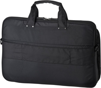 Sac pour ordinateur portable 15,6 pouces, mallette d'affaires avec bandoulière, étui pour ordinateur multi-poches, sac de travail de bureau pour hommes, voyage
