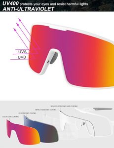 Gafas de Sol Deportivas Polarizadas Anti-UV con Lentes Intercambiables para Ciclismo, Bicicleta de Montaña, Gafas de Ciclismo Personalizadas - Product Image 5