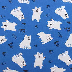 228T poliéster blanco oso <span class=keywords><strong>polar</strong></span> patrón de fluorescencia estampado para niños parka chaqueta - Product Image 3