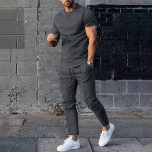 Custom Men's Summer 2-Piece Thermal Shorts <b>Set</b> Casual Style with Customized Logo Matching Mens Shorts - Product Image 4