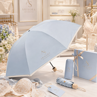 Accessoire de lingerie compact personnalisé, manuel, 21 pouces, bleu, ultra-léger, avec cadre en aluminium, en pongée 210T, diamètre 95 cm, et poignée classique en bois
