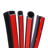 Bandes d'étanchéité de porte de voiture de type P Z D B personnalisées bande d'étanchéité en caoutchouc d'isolation acoustique