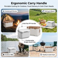 Glacière portable OEM 5L-50L en PE, EPS, PP, conservation de la glace 48H, sans BPA, pour camping, pêche, plage, pique-nique, stockage au froid