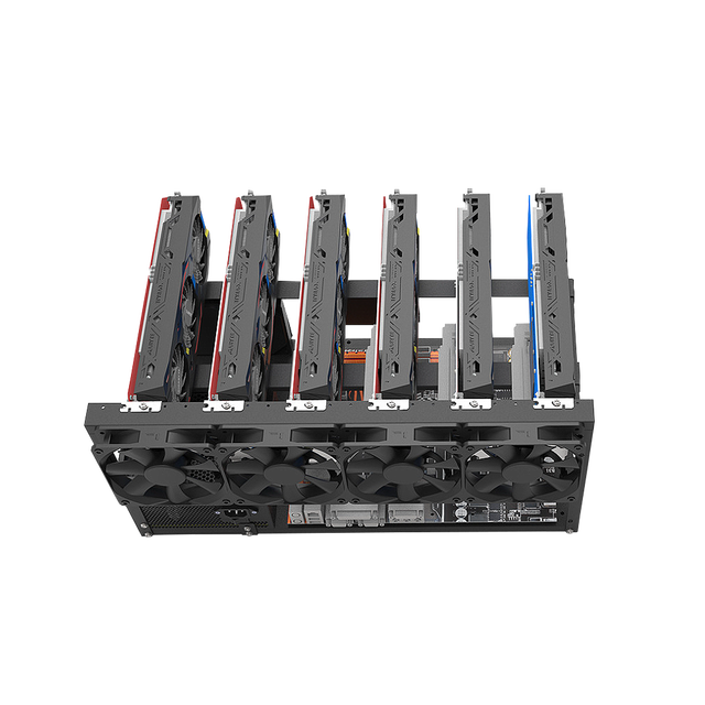6GPU Steel Opening Air Case Computer GPU PC 8 Gpu Frame Rig Case Rack for Rig Frame 8 GPU