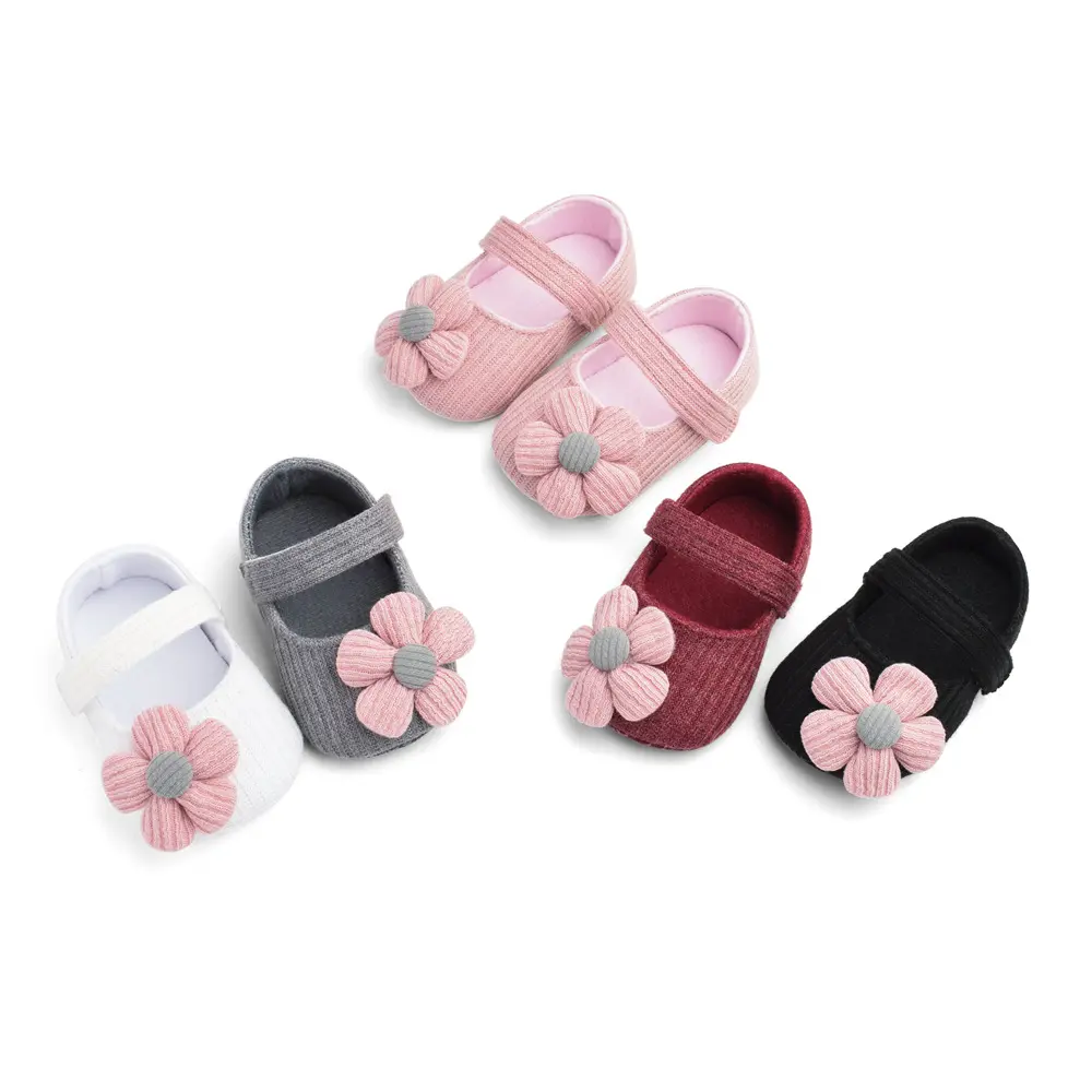 Flower girl princess shoes soft-soled non-slip baby toddler shoes
