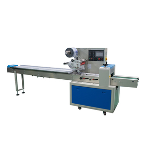 Máquina de embalaje de alimentos multifuncional de movimiento continuo, máquina envolvedora de dulces tipo almohada accionada mecánicamente, fabricada en China - Product Image 1