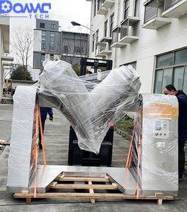 Mezcladora Homogeneizadora de Laboratorio de Alta Productividad, Tipo V de Doble Brazo, 200L, para Polvo de Pigmento Industrial, Acero Inoxidable SUS 304 - Product Image 4