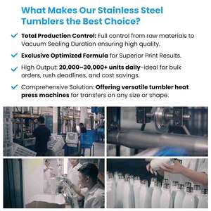 Bouteille isotherme en acier inoxydable blanc de 500 ml, anti-fuite, sous vide, pour sublimation, avec couvercle en bambou, pour bureau, maintien au chaud 6-12 heures, vente en gros - Product Image 6