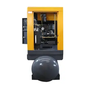 China 7.5kw 10hp Screw Air Compressor Chinese Air Compressor Screw Type Air Compressor 10hp With Dryer