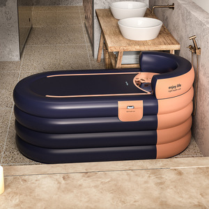 <span class=keywords><strong>Baignoire</strong></span> gonflable <span class=keywords><strong>pliable</strong></span> pour adultes et bébés, en PVC, pour usage domestique - Product Image 6