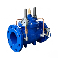 Vanne de régulation hydraulique réglable pour maintien, soulagement et réduction de pression DN50 - DN300