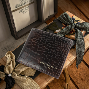 Custom Premium in vera pelle di vacchetta <span class=keywords><strong>cintura</strong></span> <span class=keywords><strong>portafoglio</strong></span> regalo con scatola regalo per gli uomini - Product Image 2