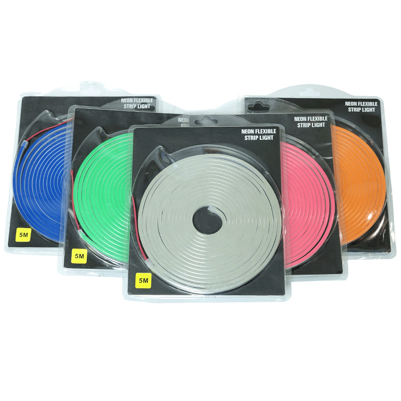 Waterproof Outdoor Custom DC12v High Bright LED Neon Lights 5m 120leds Neon Signs Cuttable LED Flexible Rope Strip Lights Sets · image 1