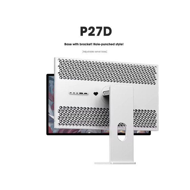 Kuycon P27D Customized Aluminum Alloy Body 27 Inch Monitor 4k Usb c Computer Screen Monitors with Bracket