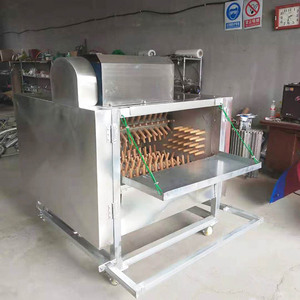 Plumeuse à haute vitesse pour volailles, machine à plumer les poulets, cailles et pigeons, échaudeuse 200-300 oiseaux/lot - Product Image 3