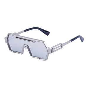 Nuevas <span class=keywords><strong>gafas</strong></span> de sol cuadradas de gran tamaño Retro de moda para <span class=keywords><strong>hombre</strong></span> UV400 Irregular Steam Punk Hip Hop Metal Shades <span class=keywords><strong>gafas</strong></span> de sol al aire libre humo - Product Image 6