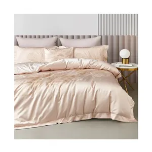 Juegos de fundas de edredón, juegos de fundas de edredón blancas de lujo de lino para cama tamaño King personalizada con juegos de fundas de almohada, ropa de cama