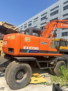 Excavadora de Ruedas Usada en Buen Estado Hitachi EX100WD, Mini Excavadora Hitachi EX100 en Venta - Product Image 2